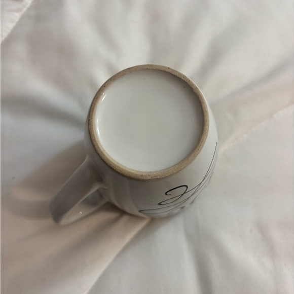 White 'I Do' Mug I Do glass wedding coffee mug white with black writing - Picture 5 of 5